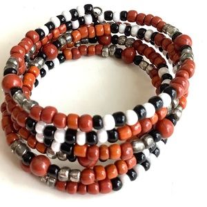 Beaded bracelet with jasper
